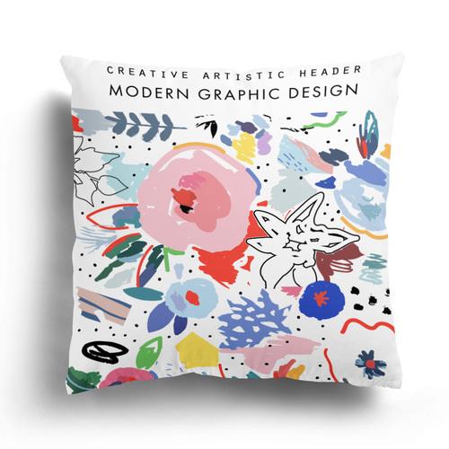 Abstract Floral Cushion Cover Sofa Living Room Home Decor Pillowcase