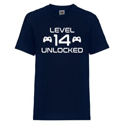 Level 14 Freigeschaltet T-Shirt - Geschenk zum 14. Geburtstag, 14. Geburtstag T-Shirt