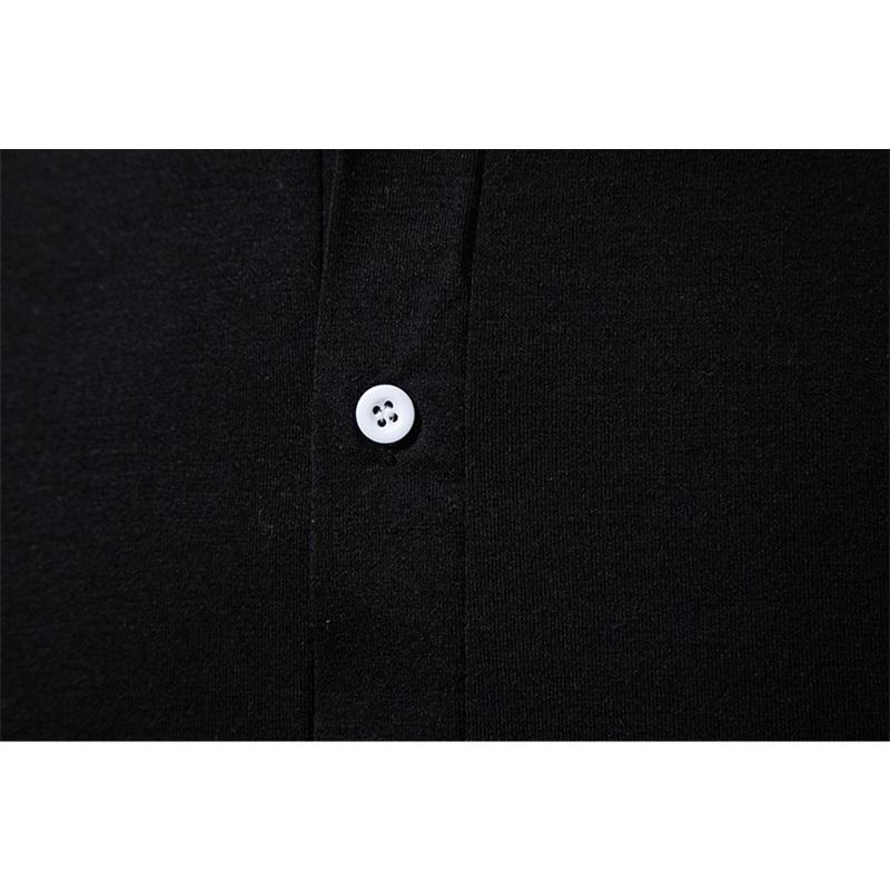 Sommer Herren Bedruckte Poloshirts Kurzarm Atmungsaktives T-Shirt Kontrastfarbe Lässig Reverskragen Streetwear Basis Oberteil