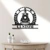 Custom Vintage Train Metal Wall Art Sign Durable Kids Room Decor