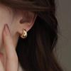 Vintage Light Luxury Drop Ear Buckle Women's Niche High-end Minimalist Personality Elegant Classic Accessories Daily Fashion Jewelry