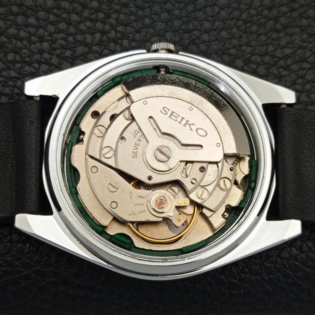 JAPAN VINTAGE REFURBISHED SEIKO 5 AUTOMATIC 6309A MENS WHITE WATCH a441694-1 Sk-a441694