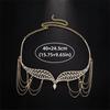 Tassel Bridal Headpiece Crystal Water Drop Pendant Rhinestone Head Chain Hair Jewelry  Everyday