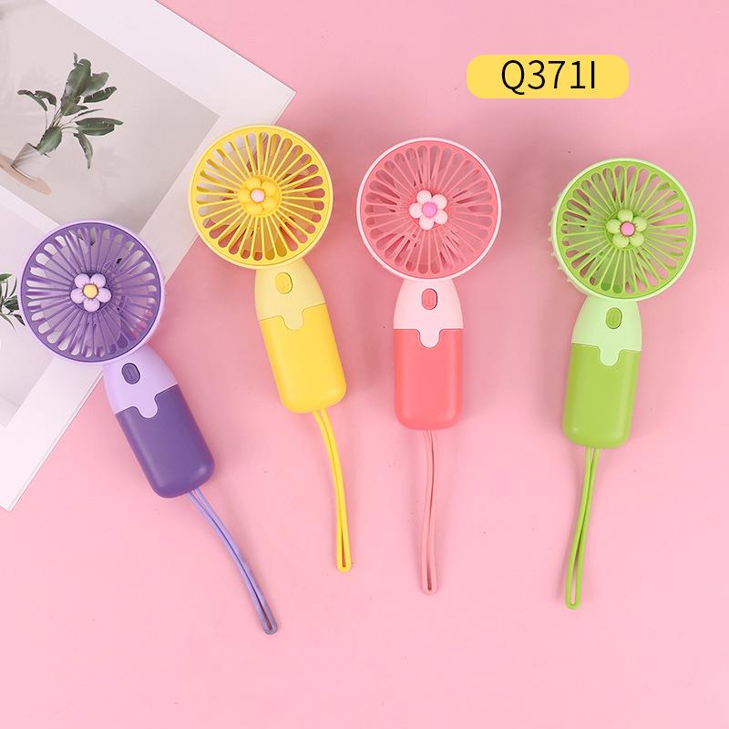USB Rechargeable Cartoon Snail Handheld Fan: A Fun Summer Gift for Kids and Students