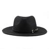 Straw hat outdoor travel seaside sun protection visor jazz hat women's beach hat