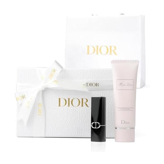 [Domestic genuine product/wrapped] DIOR Dior Hand Cream & Lip Balm Gift Set Miss Dior Hand Cream Rouge Dior #000 Cosmetics Cosmetics Department Store