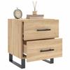 Nightstand, Sonoma Oak, 40X35X47.5 Cm Wood-Based Material