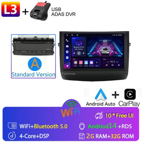 9''Android 14 Car Radio for Toyota Prius 20 2003-2009 GPS Head Unit Car Radio Multimedia Video Player Wifi 8+128G Carplay