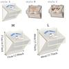 Waterproof Clothes Change Bag Transparent Waterproof Shelf Folding Storage Bag  Bathroom