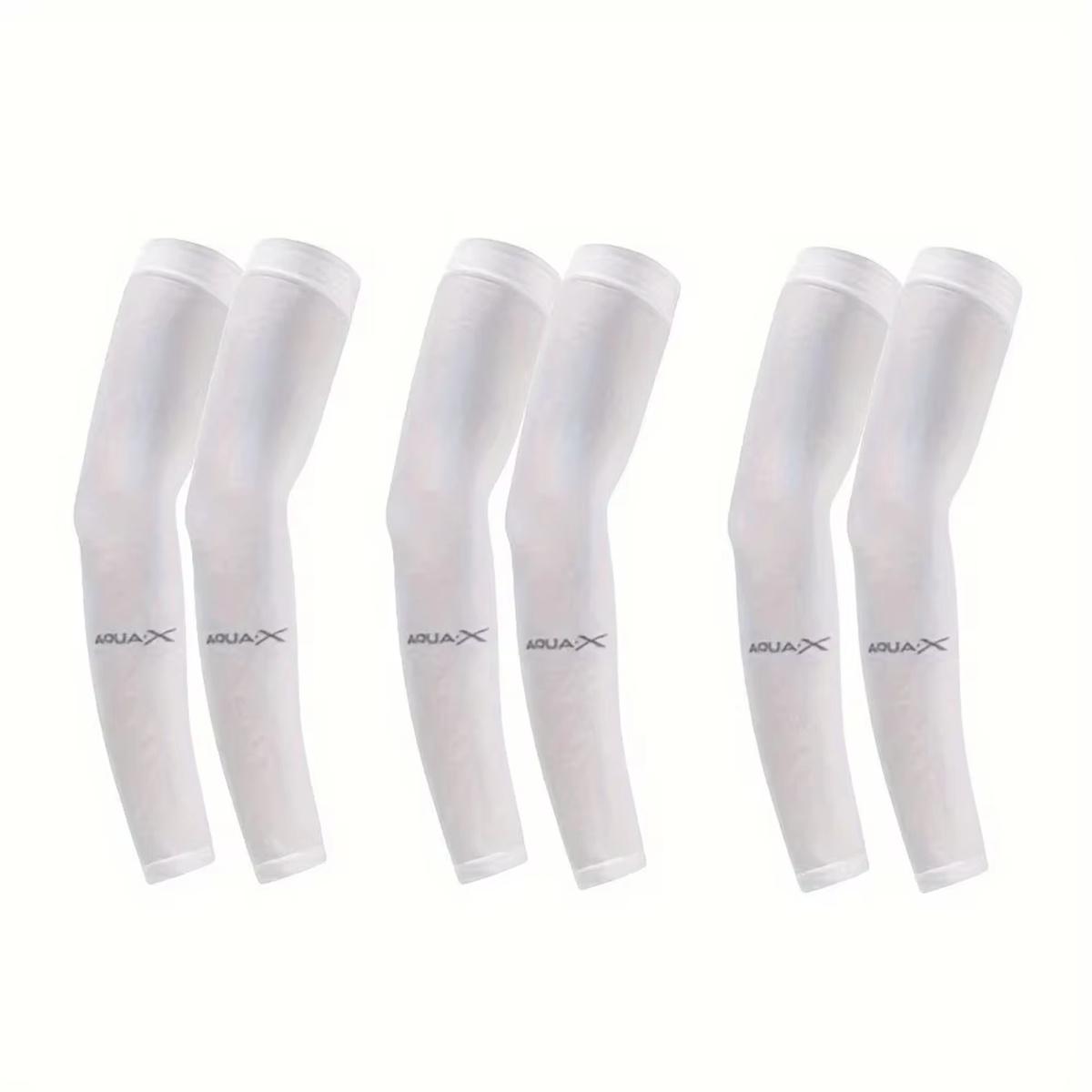 3pcs ice sleeves men s sun protection sleeves women s summer sun protection sleeves ice silk sleeves outdoor cycling gloves arm One Size