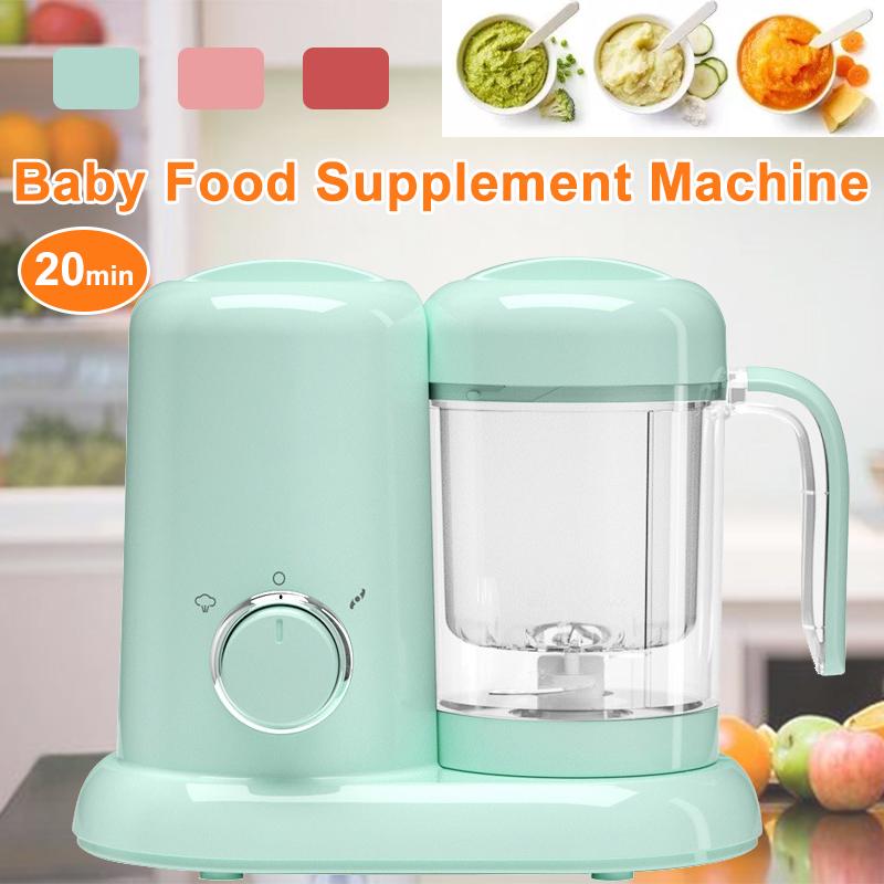 220V Electric Baby Food Maker Stainless Steel Cooking Maker Steamer 300W Multifunction Mixing Grinder Blenders Shatterproof
