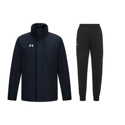 Solid Logo Training Hooded Jacket Breathable Knitted Casual Sports Suit Men Jackets 21600409-001+-23600704-001