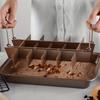 18 Grids Stainless Steel Loaf Pan Brownie Cake Pan With Dividers Non Stick Square Muffin Pan For Baking Brownie Cake Bakeware