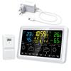 Intelligent WiFi Color Display Weather Stations With Indoor and Outdoor Temperature Humidities Monitoring 5Day Weather Forecasts