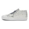 Vans OG Sk8-Mid LX Distress White Navy Unisex Sneakers Multi-Color VN0A4BVCWTM