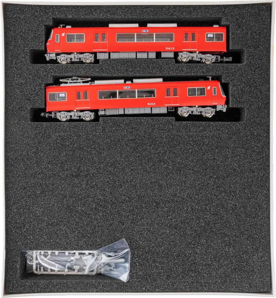 Greenmax N Gauge Meitetsu 5300 Series FS315 Number Selectable Set Model Train 32088 Bogie/Car Add-on 2-Car (Non-Powered)