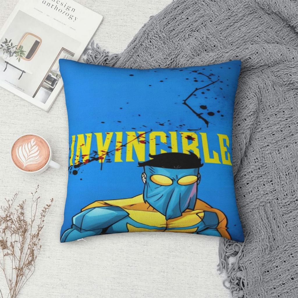 Decorazioni per la Casa Invincible Omniman Eroe Incredibile Anime Federa Accessori Copricuscino Quadrato Multi-Misura