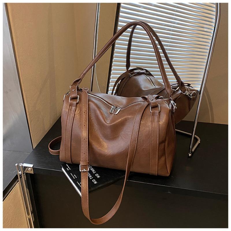 

Ретро сумка женская большой вместимости новая осенне-зимняя повседневная на плечо сумка-мессенджер популярная сумка-подушка для поездок на работу коричневый