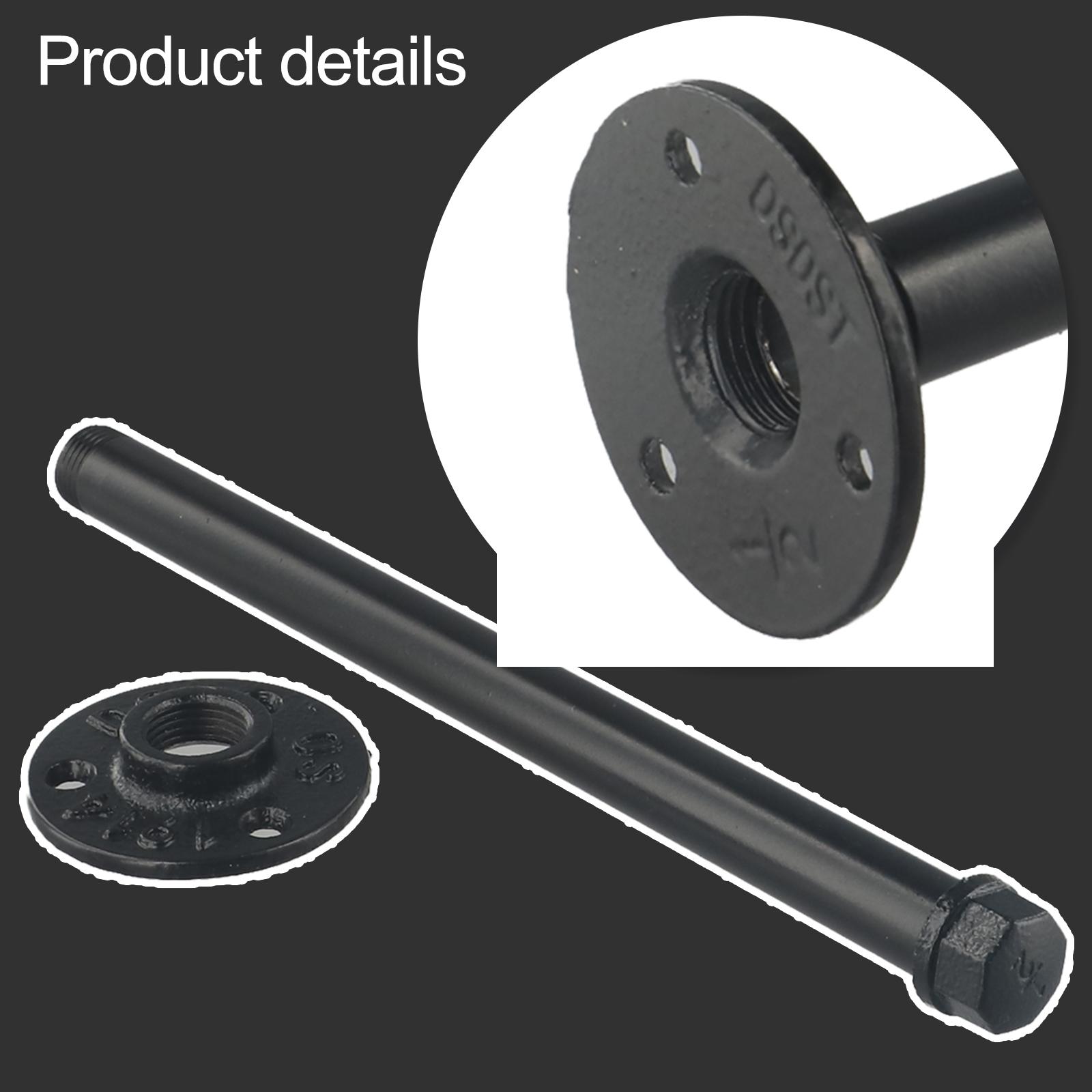 

Book Pipe Shelf Bracket Decor Display Holder Home Industrial Iron Office Organizer Ornaments Retro Wall mounted 20cm