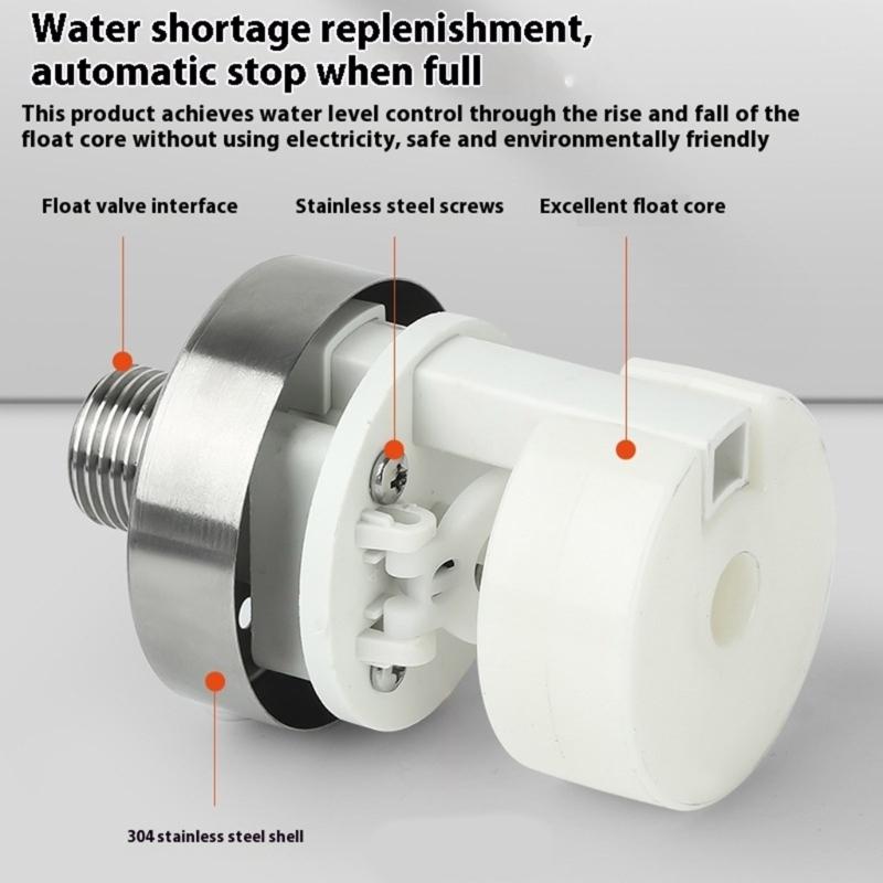 Stainless Steel Water Level Control Valves Automatic Regulator Floating Ball Valves for Industrial and Home Use