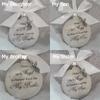 An Angel In Heaven Christmas Tree Hanging Ornaments Family Pendant Memorial Ornament Feather Ball