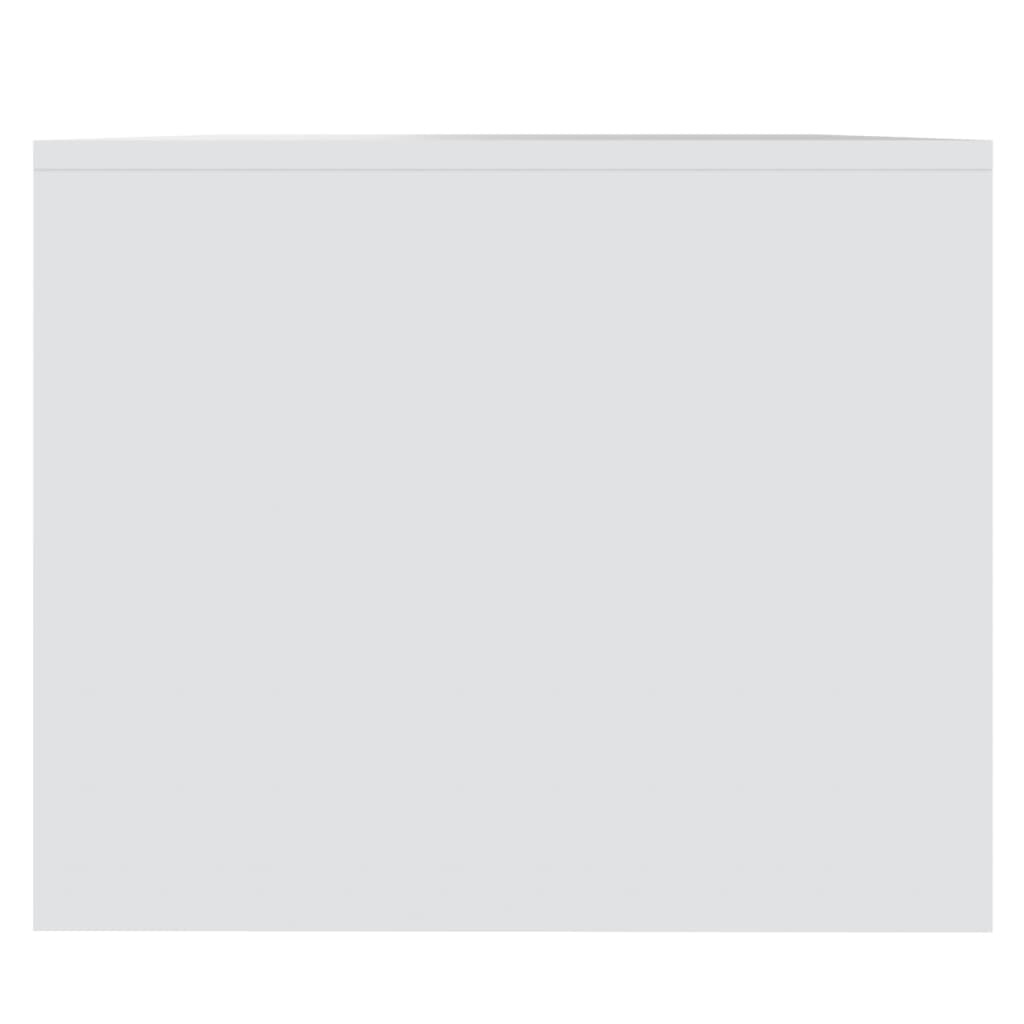  Coffee Table, White, 90x50x41.5 Cm, Wood-based Material