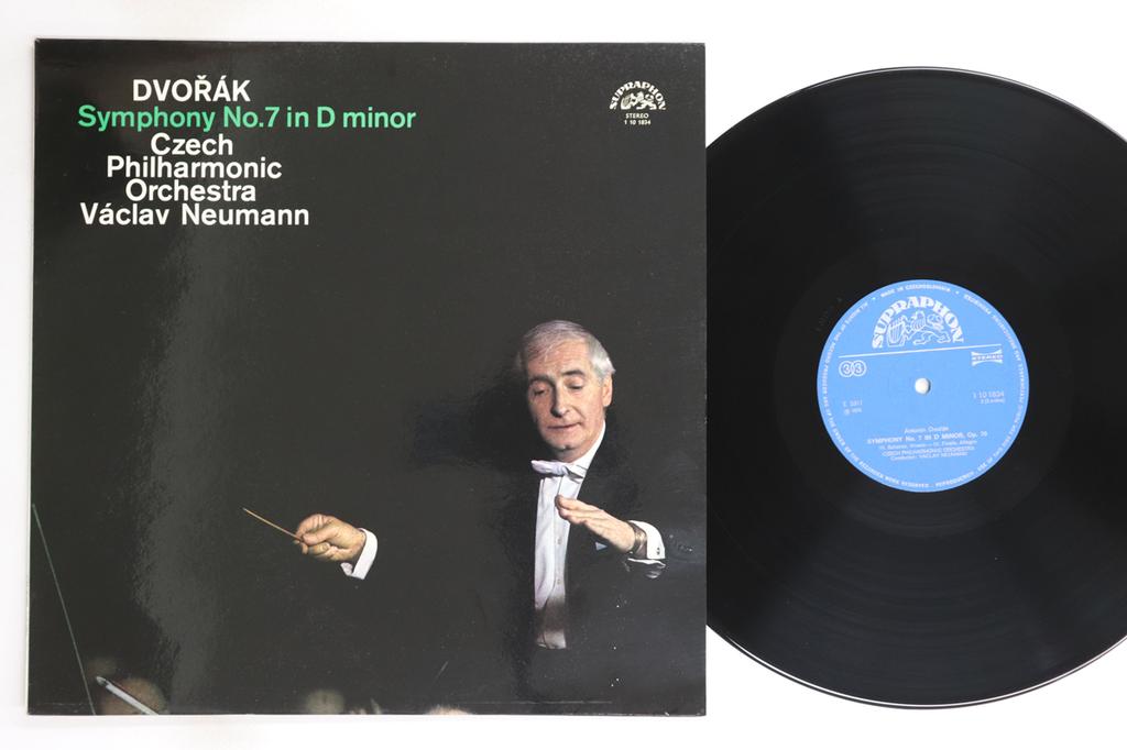 LP Record VACLAV NEUMANN, CZECH PHILHARMONIC  - Dvorak Symphony No7 In D Minor Op70 1101834 SUPRAPHON 1975 Czechoslov Classical Used