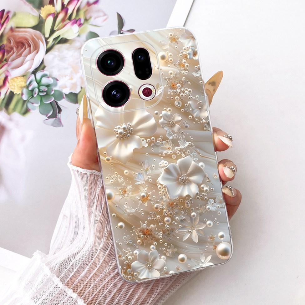 Clear For Oppo Find X9 Case Cover Cute Cat Fashion Butterfly Luxury Painted Soft Casing For Oppo CPH2797 PLJ110