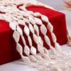 1String, White Natural Freshwater Pearls, Quadrilateral Pearl Beads, 9×14 Mm, for DIY Necklace Accessories, Valentine's Day Gifts, 36cm