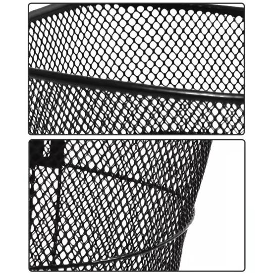 Bike Basket Thickened with Screw Sturdy Multifunctional Easy To Install Item Storage Metal Large Capacity Cycling Basket Student Bike Accessories