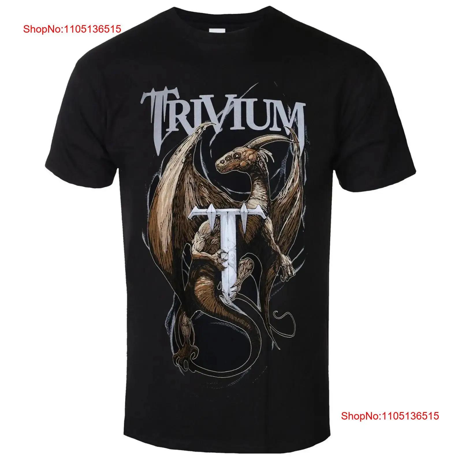 Новая футболка Trivium Ascendancy 15 S 234XL семья NG635 винтаж Стирка мужская одежда от графического дизайнера мода Дышащая Стильная S разноцветный