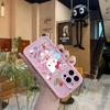 Sanrio TK Sandpaper Cute Pink Phone Case for Apple 11