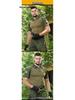 Hanye Men's Summer Camouflage Short Sleeve Frog Suit Training Set - Breathable T-shirt & Short Top