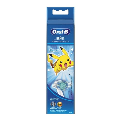 P&G Oral-B Kids Refill Brush Set, Blue, 4 Brushes