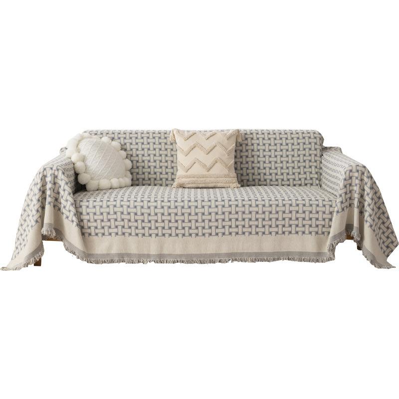 Sofa Cover Cloth Full Package Universal Dustproof Sofa Cover Four Seasons General Nordic Ins Wind Sand Hair Blanket Cover