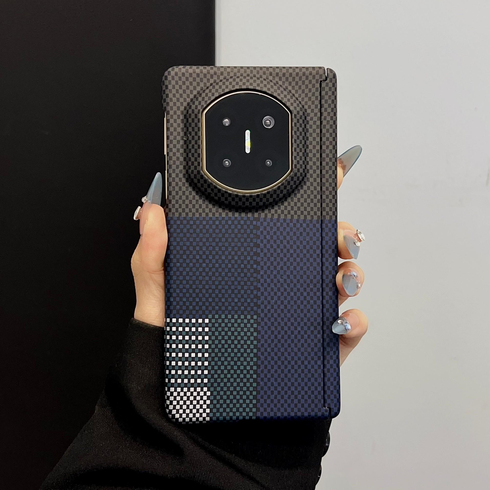 

Matex7 X6 Collector Edition: Magnetic Kevlar Texture Ultra-Thin PC Phone Case with Dual Central Axis Protection vivo X Fold5