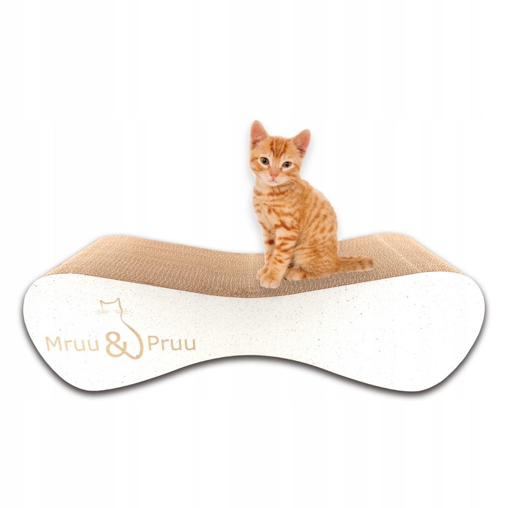 Mimi cat scratching post | white | 70x23x24 cm | MruuPruu
