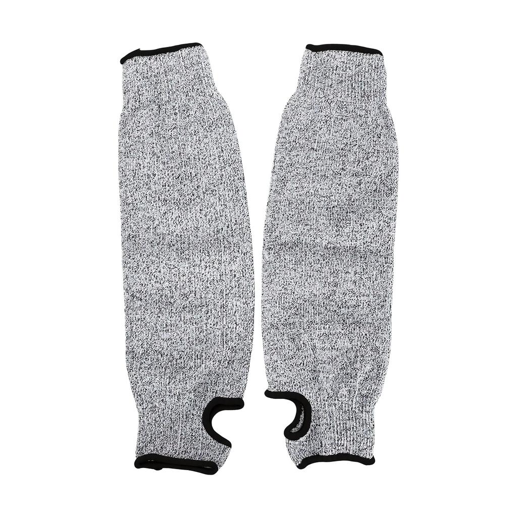 Cut Resistance Arm Sleeves 5 HPPE Anti Cut Protective Sleeve 42cm Length for Glass Processing Metal Stamping