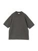SHIPS Any Men's Cool-to-the-Touch High-Gauge Linen Mix Summer Knit Mock Neck T-Shirt, Dark Gray, XL (716010004)