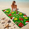Christmas Gift Oscar Comedy Movie How the Grinch Stole Christmas soft beach towel outdoor camping vacation swinging beach scarf decorative blanket B22
