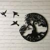 Tree Of Life Wall Art Metal Tree Of Life Wall Decor 11.02in Tree Of Life & Birds Metal Wall Plaque Metal Tree Pendant Decor