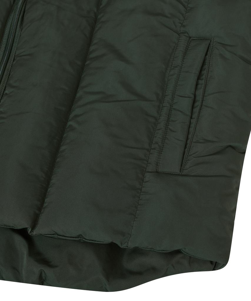 Standarderror 87-Stan022 Essential 2-Way Detachable Hooded Padded Vest Deep Green