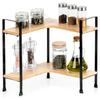 Kitchen Shelf, Corner, Tiered, for Countertop, Cabinet, Organizer Stand