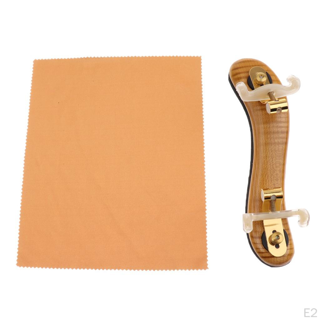 Comfortable Maple Violin Shoulder Rest Pad Musical Instrument Accessory