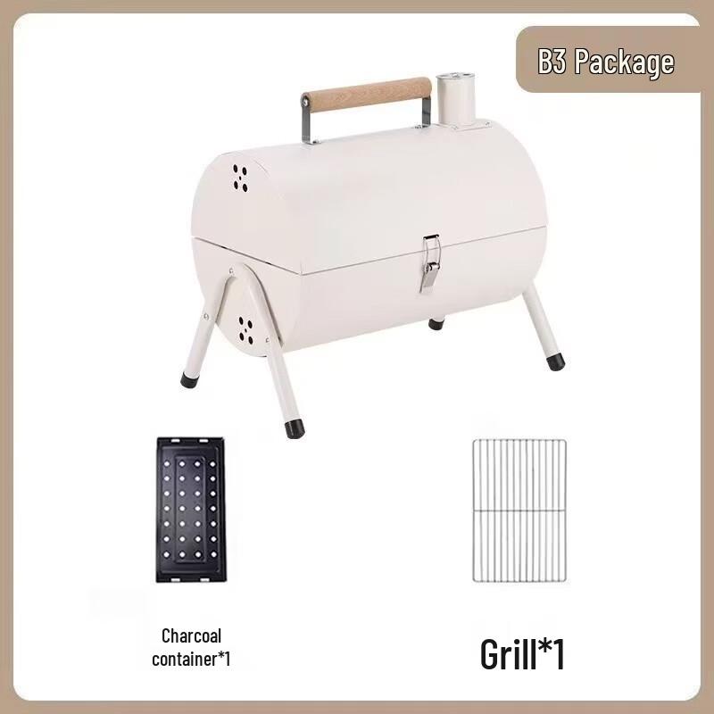 Oeny Camping Outdoor Chimney Barbecue Grill