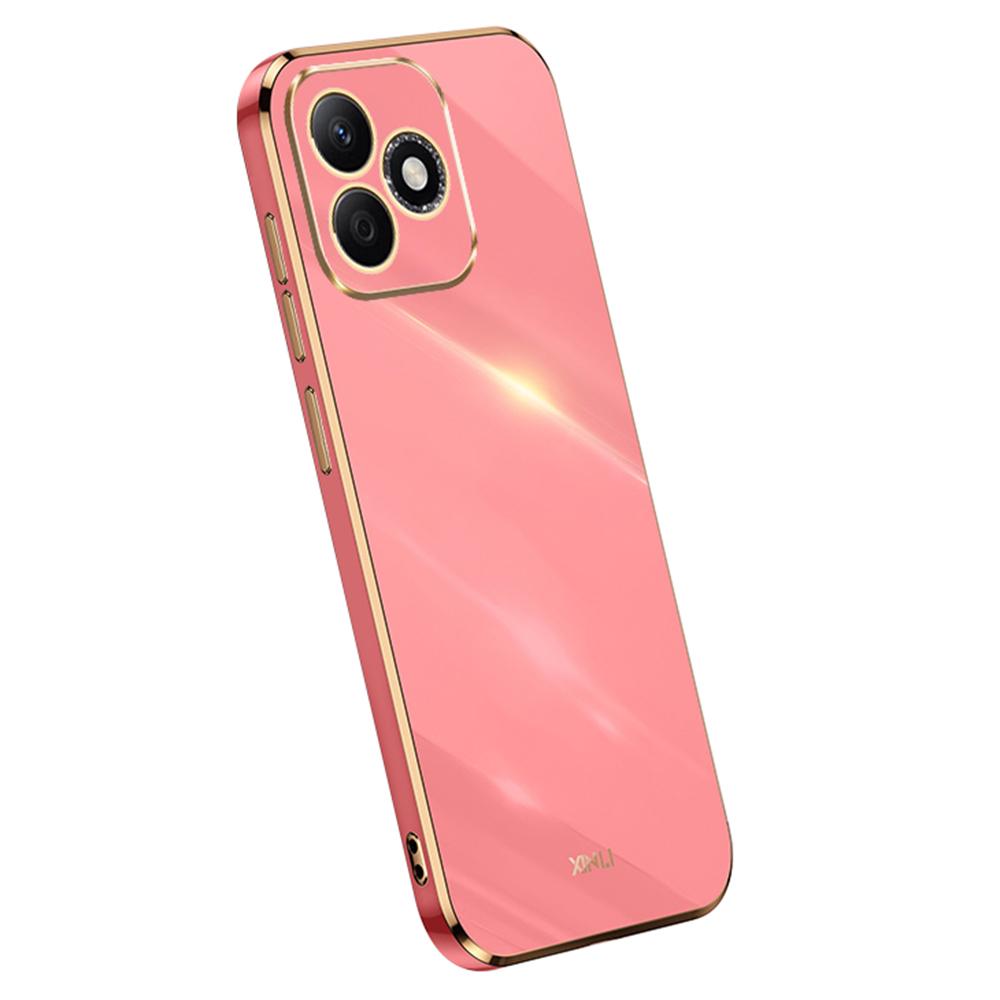 XINLI For Honor X60i 5G Case TPU Phone Cover with Electroplating Frame