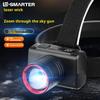 High Brightness LED Headlight with Digital Zoom Outdoor Strong Light Charging Headlight Long Endurance for Camping And Hiking