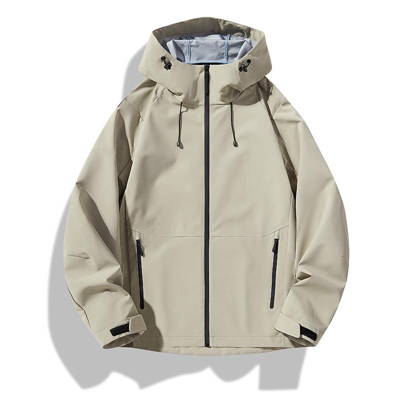 High-Quality Hooded Couple's Windproof, Waterproof Sports Windbreaker for Spring & Autumn