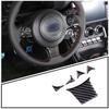 For Subaru BRZ GR86 2022-2024 Real Carbon Fiber Steering Wheel U Type Cover Trim