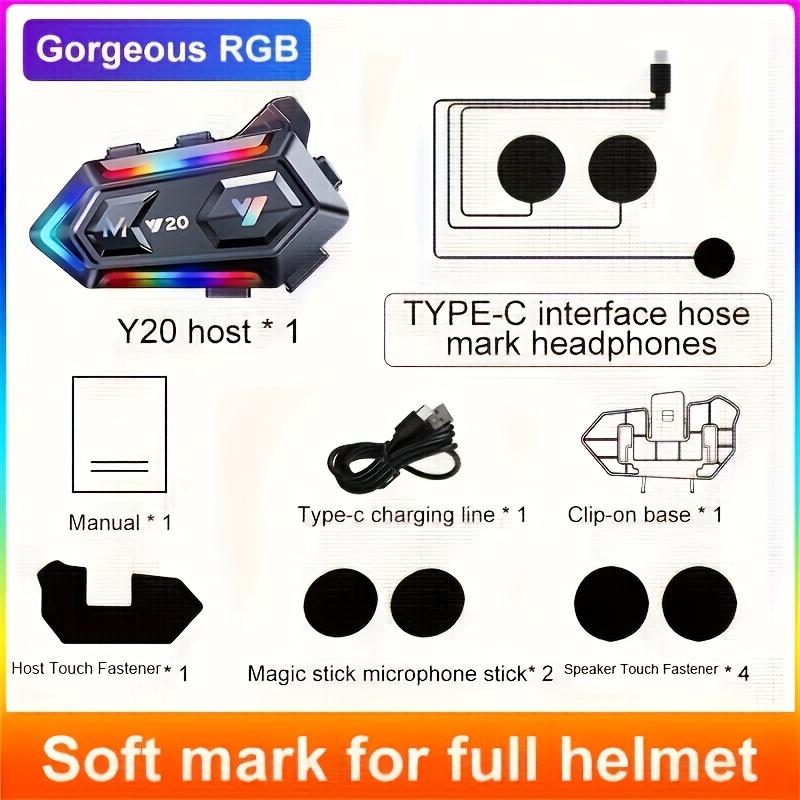 Motorcycle Helmet Bluetooth Headset with Soft Microphone